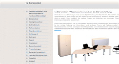 Desktop Screenshot of 1a-bueromoebel.de